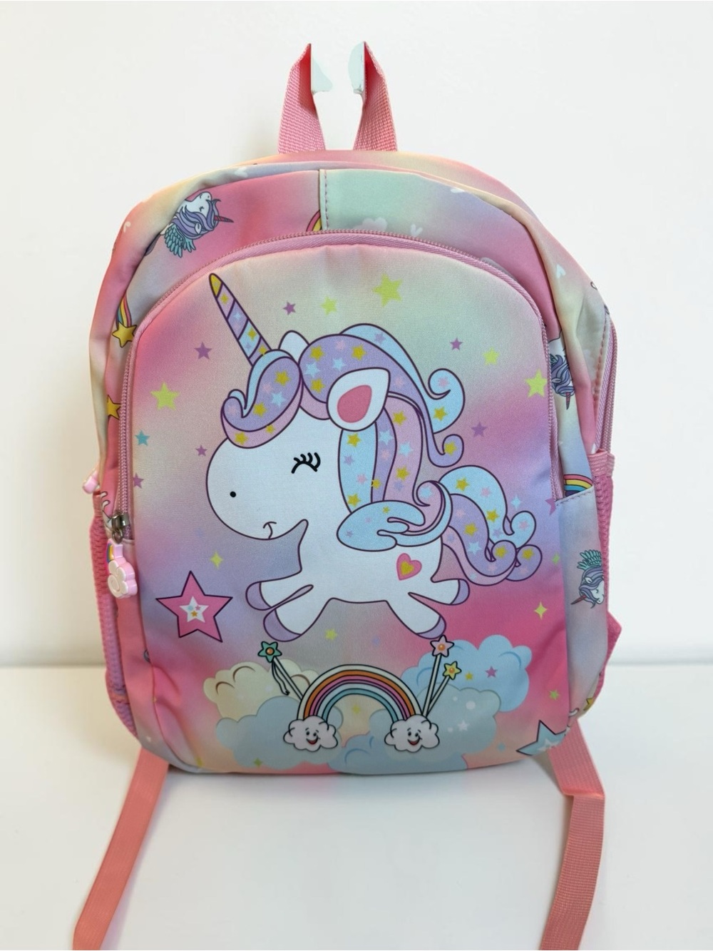 NWT Kids Pink Pastel Unicorn Backpack